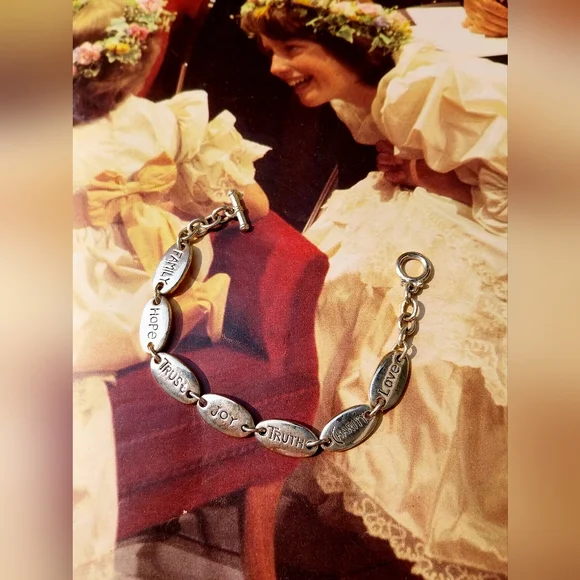 Silver Sterling Charm Bracelet - Picture 6 of 10